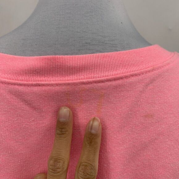 Nickelodeon Sweatshirt Womens L Large Bubblegum RugRats Big Graphic Pullover - Picture 7 of 13